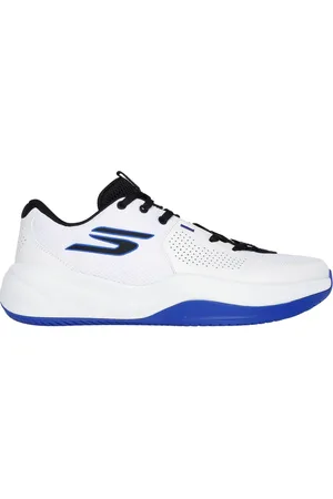 Skechers SKX LEAGUE Shoes Moyen Width en Blanc/Noir/Bleu