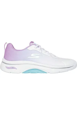 Skechers GO WALK Arch Fit 2.0 - Meredith Shoes Moyen Width en Blanc/Lavande