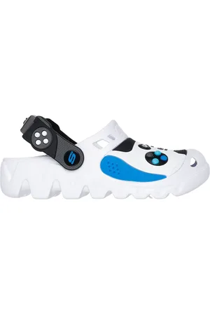 Skechers Foamies: Zaggle - Hydro-Pointz Shoes Moyen Width en Blanc/Noir/Bleu