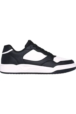 Skechers Koopa Court - Volley Low Varsity Shoes Moyen Width en Noir/Blanc