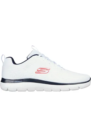 Skechers Summits - Torre Shoes Moyen Width en Blanc/Bleu Marine