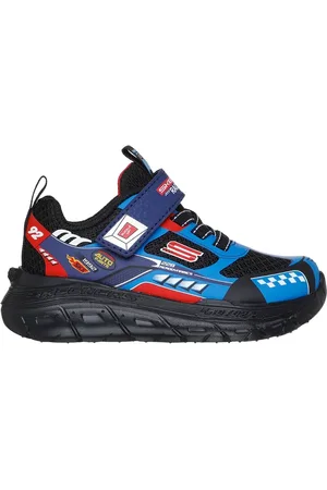 Skechers Skech Tracks Shoes Moyen Width en Bleu/Rouge