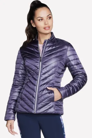 Skechers GO SHIELD Shine Veste en Violet/Gris Anthracite