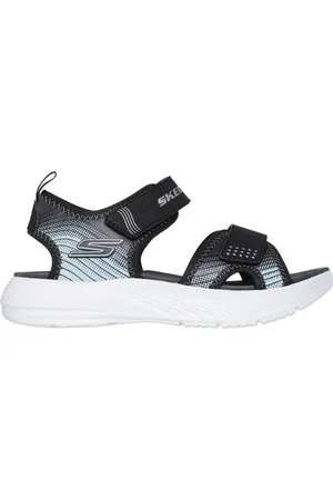 Skechers Microspec-Splash Shoes Moyen Width en Noir/Argent