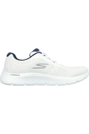 Skechers GO WALK Flex - Remark Shoes Moyen Width en Blanc/Bleu Marine