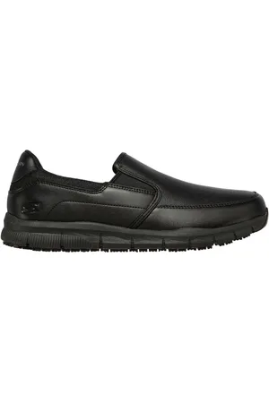 Skechers Work Relaxed Fit: Nampa - Groton SR Shoes Moyen Width en