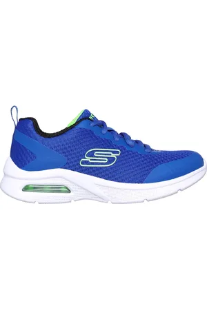 Skechers Microspec Max- Kaptix Shoes Moyen Width en Bleu/Vert-Lime