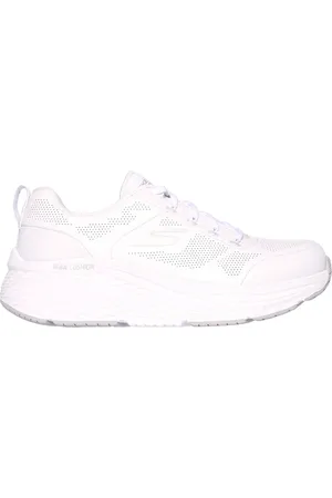 Skechers Max Cushioning Elite 2.0 - Enhanced Moyen Width en Blanc/Argent