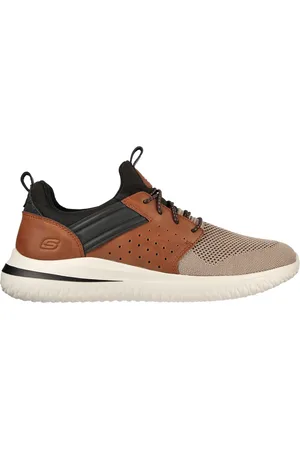 Skechers Delson 3.0 - Cicada Shoes Moyen Width en Brun/Brun Clair