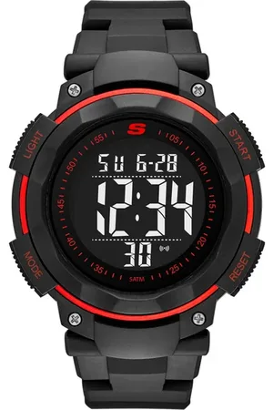 Skechers Ruhland Montre en Noir/Rouge