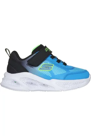 Skechers Meteor-Lights - Krendox Shoes Moyen Width en Noir/Bleu