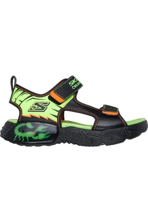 Skechers Creature-Splash - Bugtacular Shoes Moyen Width en Noir/Vert-Lime
