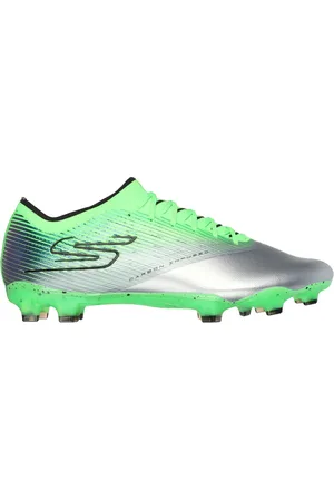 Skechers Razor Moyen Width en Argent/Vert-Lime