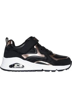 Skechers Uno Gen1- Color Sweep Shoes Moyen Width en Noir/Or Rose