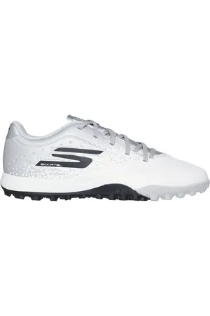 Skechers Razor 1.5 Jr Youth TF Moyen Width en Blanc/Argent