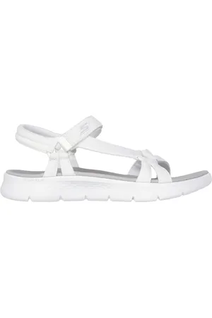 Skechers GO WALK Flex Sandal - Sublime Shoes Moyen Width en Blanc/Gris
