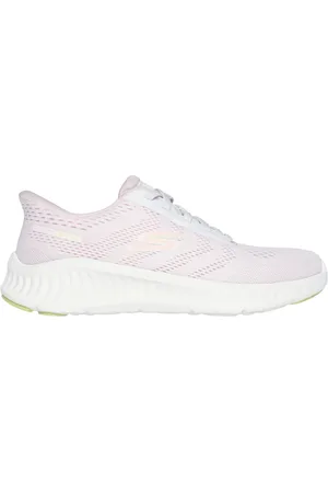 Skechers Slip-ins: GO WALK Now - Khloe Shoes Moyen Width en Blanc/Rose