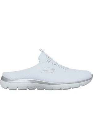 Skechers Summits - Swift Step Shoes Moyen Width en Blanc/Argent