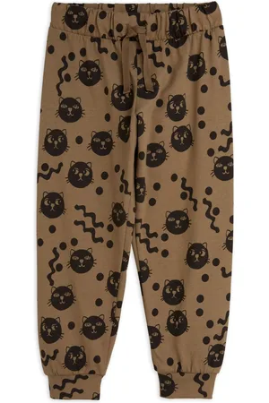 Mini Rodini Jogger Squiggly Cat Coton Bio