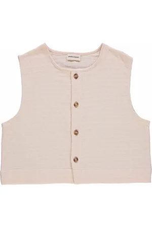 Poudre Organic Gilet Sans Manches Vanille Coton Bio - Collection Femme