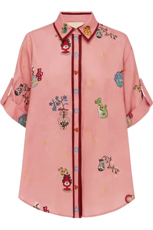 ALÉMAIS Chemise Timmy Brodée Lin
