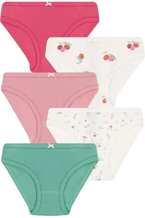 Petit Bateau Lot 5 Culottes Adèle Coton Bio