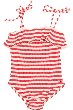 Buho Maillot de Bain Côtelé Rayures Coton Bio