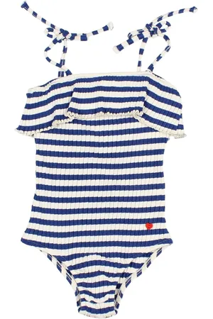 Buho Maillot de Bain Côtelé Rayures Coton Bio
