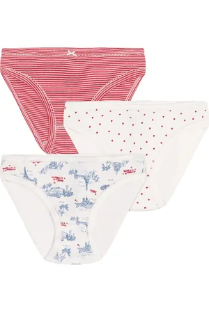Petit Bateau Lot 3 Culottes Parislove Mini Coton Bio