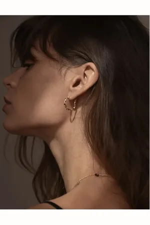 Louise Damas Petites Créoles Torsadées Esmeralda