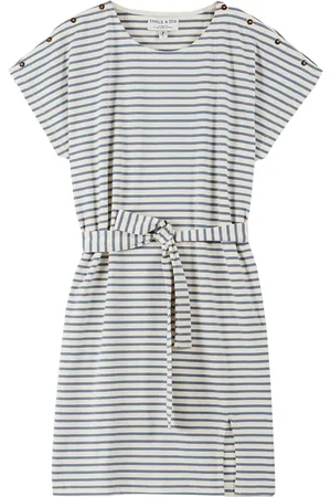 Emile et ida Robe Bénédicte Rayures Coton Bio