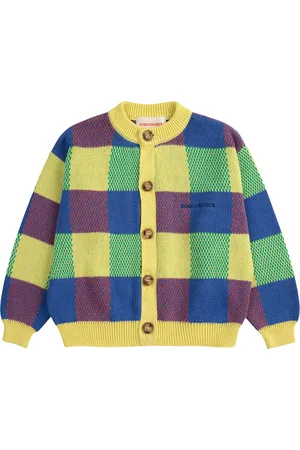 Bobo Choses Gilet Carreaux Coton Bio