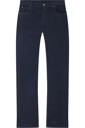 BONPOINT Pantalon Dewey en velours cotelé bleu foncé