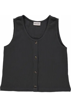 Poudre Organic Débardeur Côtelé Dille - Collection Femme