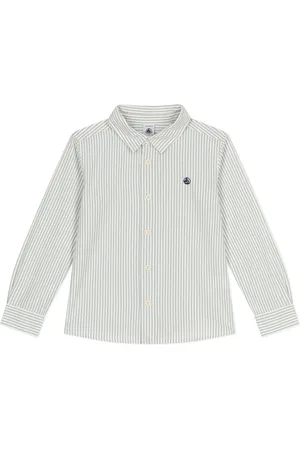 Petit Bateau Chemise Bresil Popeline Coton Bio