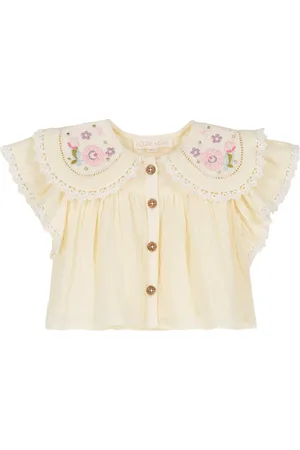 Louise Misha Blouse Marlina Col Brodé