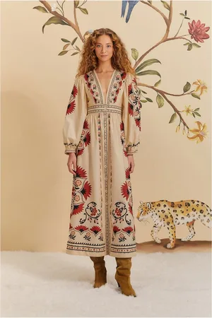 Farm Rio Robe Cashew Mandala