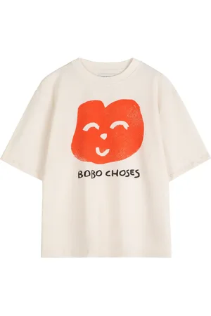 Bobo Choses T-shirt Boxy Joyfull Face Coton Bio - Collection Femme
