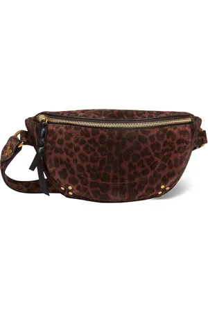 JÉRÔME DREYFUSS Sac Banane Lino Croûte Velours Léopard
