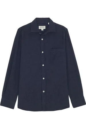 HARTFORD Chemise Paul Flanelle Mélangée