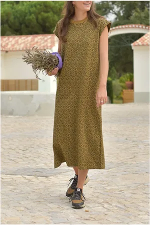 Marlot Paris Robe Constance Mini Léopard Coton Bio - Collection Femme
