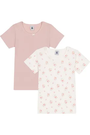 Petit Bateau Lot 2 T-shirts Fleurs