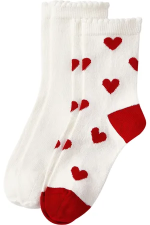Petit Bateau Lot 2 Paires de Chaussettes Cœur