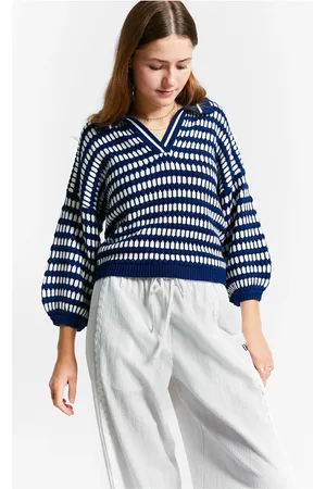 Indee Pull Rayures Sablon