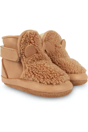 Donsje Chaussons Fourrés Richy Ours Brun