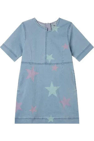 Stella McCartney Robe en Jean Etoile