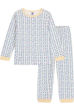 Petit Bateau Ensemble Pyjama Velours Fusées