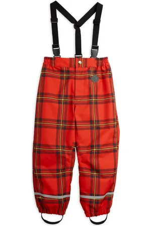 Mini Rodini Pantalon à Bretelles Edelweiss Fibres Recyclées