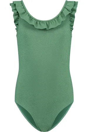 Beachlife Maillot de Bain Volants Shimmer Lurex