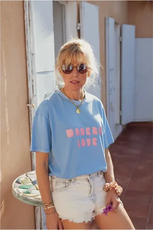 Marlot Paris T-shirt Jil Modern Love Coton Bio - Collection Femme